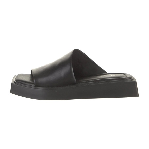 Vagabond black leather slides - Picture 2 of 4